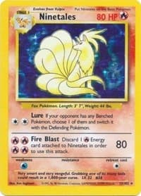 Ninetales - Base Set - Pokemon card