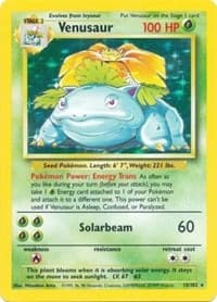 Venusaur - Base Set - Pokemon card