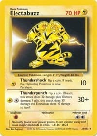 Electabuzz - Base Set - Pokemon card