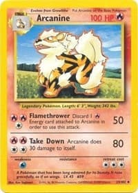 Arcanine - Base Set - Pokemon card