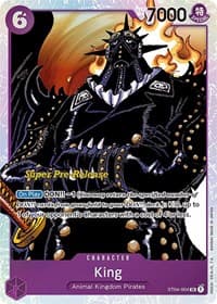 King - ST-04: Starter Deck 4 Animal Kingdom Pirates (Super Pre-Release Edition) - One Piece Card Game card
