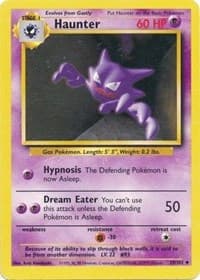 Haunter - Base Set - Pokemon card
