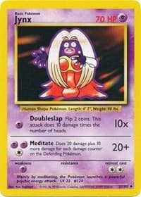 Jynx - Base Set - Pokemon card