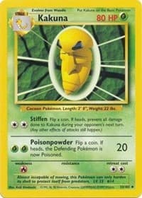 Kakuna - Base Set - Pokemon card