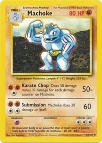 Machoke - Base Set - Pokemon card