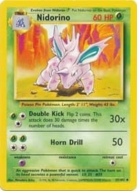 Nidorino - Base Set - Pokemon card