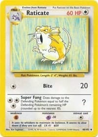 Raticate - Base Set - Pokemon card