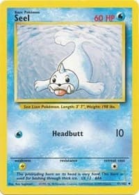 Seel - Base Set - Pokemon card
