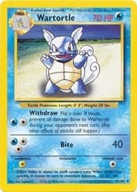Wartortle - Base Set - Pokemon card