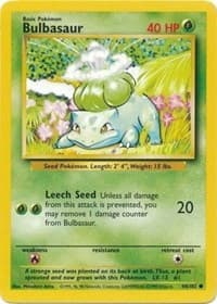 Bulbasaur - Base Set - Pokemon card