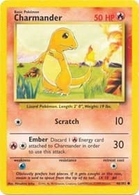 Charmander - Base Set - Pokemon card