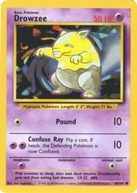 Drowzee - Base Set - Pokemon card