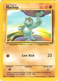 Machop - Base Set - Pokemon card
