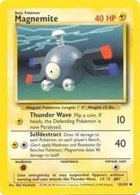 Magnemite - Base Set - Pokemon card