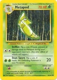 Metapod - Base Set - Pokemon card