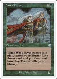 Wood Elves - Starter 1999 - Magic: The Gathering card