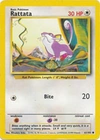 Rattata - Base Set - Pokemon card