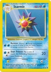 Starmie - Base Set - Pokemon card