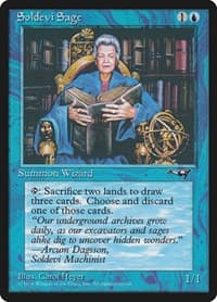 Soldevi Sage (Old Woman) - Alliances - Magic: The Gathering card
