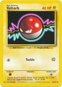 Voltorb - Base Set - Pokemon card