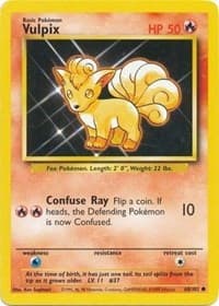 Vulpix - Base Set - Pokemon card