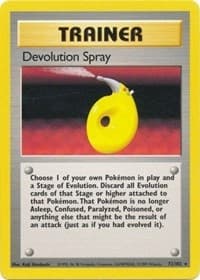 Devolution Spray - Base Set - Pokemon card