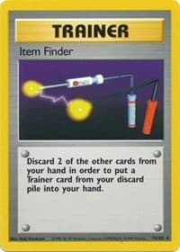 Item Finder - Base Set - Pokemon card