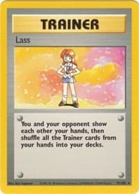Lass - Base Set - Pokemon card