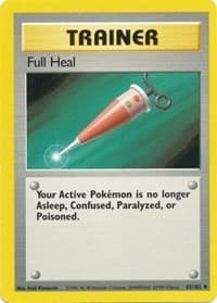 Full Heal - Base Set - Pokemon card