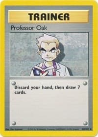 Professor Oak - Base Set - Pokemon card