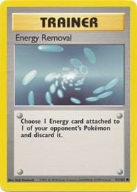 Energy Removal - Base Set - Pokemon card