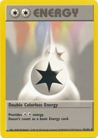 Double Colorless Energy - Base Set - Pokemon card