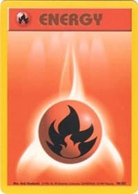 Fire Energy - Base Set - Pokemon card