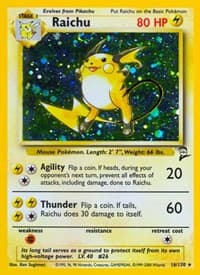 Raichu - Base Set 2 - Pokemon card
