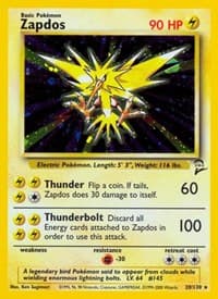 Zapdos - Base Set 2 - Pokemon card