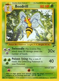 Beedrill - Base Set 2 - Pokemon card