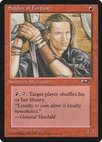 Soldier of Fortune - Alliances - Magic: The Gathering card