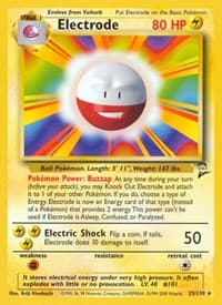 Electrode - Base Set 2 - Pokemon card