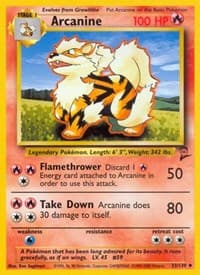 Arcanine - Base Set 2 - Pokemon card