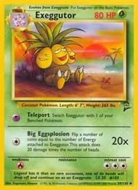 Exeggutor - Base Set 2 - Pokemon card