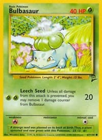 Bulbasaur - Base Set 2 - Pokemon card