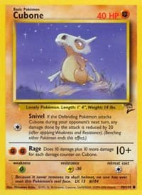 Cubone - Base Set 2 - Pokemon card