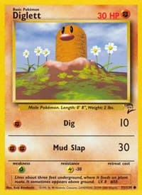 Diglett - Base Set 2 - Pokemon card