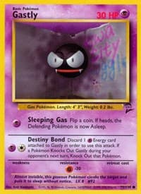 Gastly - Base Set 2 - Pokemon card