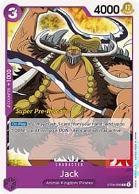 Jack - ST-04: Starter Deck 4 Animal Kingdom Pirates (Super Pre-Release Edition) - One Piece Card Game card