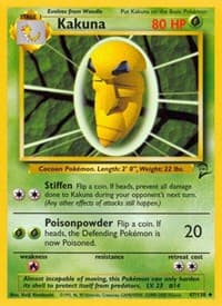 Kakuna - Base Set 2 - Pokemon card