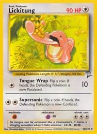 Lickitung - Base Set 2 - Pokemon card