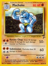 Machoke - Base Set 2 - Pokemon card