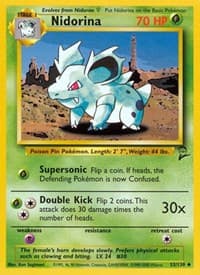 Nidorina - Base Set 2 - Pokemon card