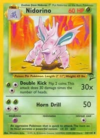 Nidorino - Base Set 2 - Pokemon card